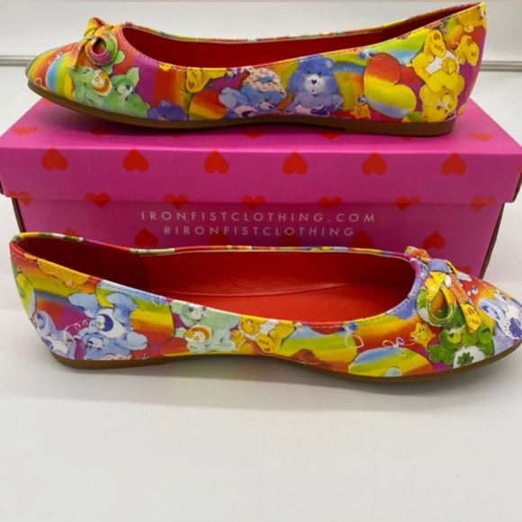 NIB Care Bear flats - Picture 1 of 6